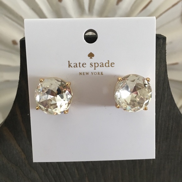 kate spade Jewelry - Kate Spade Gumdrop large Clear 💎
